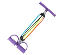 Poignée de pédale | Équipement d'exercice pour s'asseoir | Corde de résistance à 5 tubes, équipement élastique réglable élastique pour entraînement des bras, amincissement, entraînement des jambes