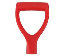 Poignée de Pelle de Jardin Durable, Plastique de Type D mm ID - Convient pour Les pelles à Creuser, Les Petites pelles et Les pelles à Neige (Rouge)