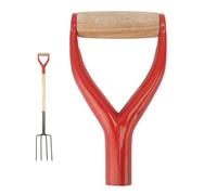 Poignée de pelle - Guide de pelle en métal | Outils de ratissage | Pièce de remplacement anti-rustique en bois métallique à économie d'effort fiable | Pale stabi