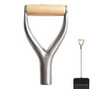 Poignée de pelle - Poignée de pelle en métal | Râteau de jardin | Pièce de rechange antirouille en métal pour économiser des efforts | Pelles stables avec poignée en D pour gagner du temps pour râper