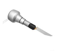 Poignée de pièce à main pneumatique pour la fabrication de bijoux, les travaux manuels et le travail des métaux - Pointe triangulaire/circulaire compatible avec les machines de gravure (triangle)