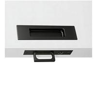 Poignée de placard discrète à ressort fabriquée en acier inoxydable robuste de sécurité contre la rouille, poignée intérieure moderne