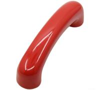 Poignée de placard incurvée avec distance de trou de 96 mm pour installation sur tiroirs, armoires et unités de divertissement (1381-96 rouge)