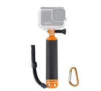 Poignée De Plongée Etanche Et Flottante micros2u (Floaty). Poignée Compatible avec Gopro Hero 9, 8, 7, 6, 5, 4, 3, 2 Session + Autres Caméras
