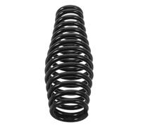 Poignée de Poêle à Ressort en Acier Inoxydable Noir, Design Moderne | Finition Polie, Forme Conique Tour et Prise Confortable, Installation sans Outil pour Poêles à Granulés