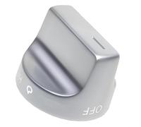 Poignée de poêle de rechange en alliage de zinc, design antirouille, réglage précis de la flamme, bouton de contrôle de la texture métallique pour gamme de réparation, bouton de rechange