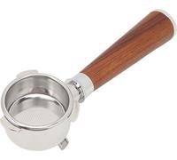 poignée de Portafilter en acier inoxydable 54mm Trois oreilles Double bec Portafilter pour Breville 870 880 Rosewood
