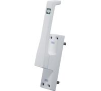 Poignée de porte 970 DIN gauche argent anodisé LM 50mm barre ronde 10mm FUHR