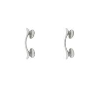 Poignée de porte à ventouse for fenêtre coulissante, réfrigérateur, tiroir, placard, baignoire, douche, en verre, poignées antidérapantes pour salle bain intérieure et extérieure(2PCS white)