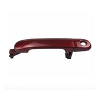 Poignée de porte avant gauche pour Nissan conçue spécifiquement pour les modèles entre 2007 et 2012 pour une intégration homogène (rouge)