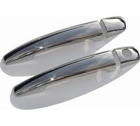 Poignée de porte Cache poignée de porte pour Citroen C4 2004-2010 2 portes en acier inoxydable 4x