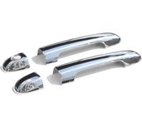 Poignée de porte Cache poignée de porte pour Hyundai i20 2008-2012 2 portes en acier inoxydable 4x