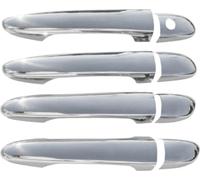 Poignée de porte Cache-poignée de porte pour Mazda 2 2007-2025 4 portes en acier inoxydable, 4 pcs