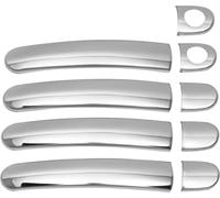 Poignée de porte Cache poignée de porte pour Skoda Yeti 2009-2017 Acier inoxydable 9pcs