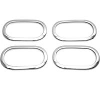 Poignée de porte Cache-poignée de porte pour Smart ForTwo 2015-2021 Acier inoxydable 4pcs