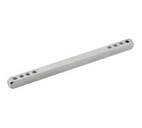 THIRARD - Accessoire Carré Percé pour Porte Intérieure - Carré 6 x 100 mm - Finition Acier - Usage Porte - Installation Facile - Compatibilité avec Poignées - Gris