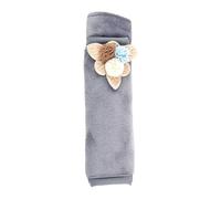 Poignée de porte chauffante d'hiver, couverture bouton réfrigérateur, ceinture sécurité voiture, gants en coton, accessoires d'outils for la maison, Double Housse de Poignée de Réfrigérateur(Grey)
