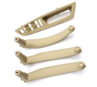 Poignée de porte Compatible Avec BMW Pour X6 E71 E72 2008 2009 2010 2011 2012 2013 2014 Poignées Porte Intérieures Remplacer Le Couvercle Tirer La Garniture(Beige,RHD)