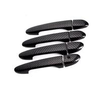 Poignée De Porte Compatible Avec Mazda Pour 2 DJ DL 2015-2021 Pour 3 BM BN 2014-2018 Pour 6 GJ GL 2013-2021 Voiture Pour Garniture Poignée Porte Intelligente Sans(Carbon,A)
