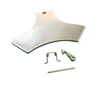 Poignée de porte complète d'origine Lave-linge (C00298714 482000092448 WHIRLPOOL INDESIT)