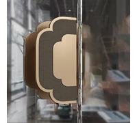 Poignée de porte coulissante double face Motif fleur de patio Mécanisme Push Pull pour portes de maison et commerciales