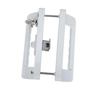 Poignée de Porte Coulissante en Alliage D’aluminium, Verrou Blanc | 1 Ensemble, Épaisseur 50-60mm, Entraxe 16mm, Installation Facile pour Portes à Galandage Grange