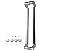 Poignée de porte coulissante moderne en métal, idéale pour l'intérieur et l'extérieur, idéale pour une douche, un hôtel, un magasin, un bureau ou une porte coulissante latérale, en acier inoxydable,