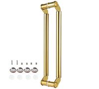 Poignée de porte coulissante moderne en métal, idéale pour l'intérieur et l'extérieur, idéale pour une douche, un hôtel, un magasin, un bureau ou une porte coulissante latérale, en acier inoxydable,