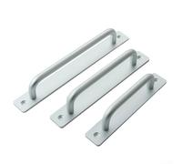 Poignée de porte coulissante, plusieurs tailles, poignée de porte de grange en alliage d'aluminium, revêtement d'oxydation pour une résistance à l'usure, style léger et luxueux pour décoration