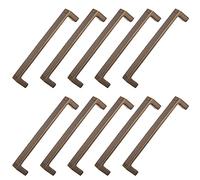 Poignée de porte d'armoire en cuivre, poignées de Lot de 10 poignées de tiroir en laiton rétro 12,7 cm trou central poignée de meuble solide avec vis for salle de bain cuisine commode porte de placard