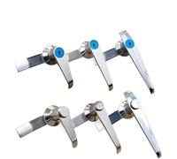 Poignée de porte d'armoire MS301, serrure à came en alliage de zinc avec clé, boîte de distribution d'armoire électrique, 1 pièce(B MS302)