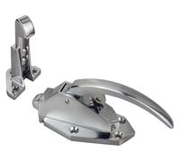 Poignée de porte de chambre froide, serrure de porte de chambre froide, loquet de poignée de chambre froide, poignée de porte convexe en alliage d'aluminium, poignée de porte de verrouillage réglable