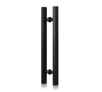 Poignée de porte de douche de qualité supérieure et barre d'appui élégante argentée réglable entre les trous 200 à 800 mm, accessoire de salle de bain élégant et durable (option noire disponible)