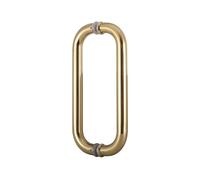 Poignée De Porte De Douche,poignée En Acier Inoxydable 201,rampe De Porte Coulissante De Salle De Bain En Forme De O,for Porte De Douche De Magasin De Bureau(Color 7,Hole Spacing 275mm)