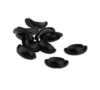 Poignée de porte de meuble miniature pour maison de poupée 1/6 Noir 1 cm