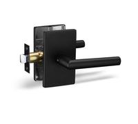 Poignée de porte de passage Berlin Modisch, série Designer, sans verrouillage [pour portes de couloir ou de placard], réversible pour portes droi