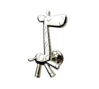 Poignée de porte de placard en alliage de zinc forme girafe - Or Argent | Charmante poignée en alliage de zinc en forme de girafe avec placage multicouche pour une finition durable et raffinée sur