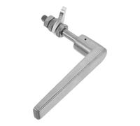 Poignée de Porte de Poêle en Acier Inoxydable, Prise Ergonomique | Embout de Guidon, Installation Rapide, Finition Lisse Argentée, pour Barbecue et Foyer