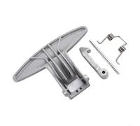 Poignée de porte de rechange pour lave-linge LG à charge avant | Pièce 3650EN3005 3650ER3002B | Kit de loquet en plastique gris compatible avec WD-8013F WD-1460FHD WD-1274FHB