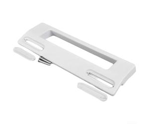 Poignée de porte de réfrigérateur conçue pour s'adapter à la plupart des portes de réfrigérateur où l'espacement des boulons se situe dans une plage de 90 mm à 170 mm (1)