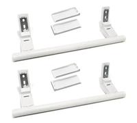 Poignée de porte de réfrigérateur for 96GF 7430670, poignée de porte à pousser et à tirer, poignées de réfrigérateur en plastique assurant des performances durables(2pc)
