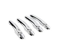 Poignée de Porte de Voiture pour Renault pour Captur pour Kaptur pour Samsung QM3 2013-2018 Ensemble de Garniture poignée Porte Voiture Autocollant(4Dr no Key no Button)