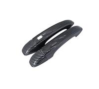 Poignée de Porte de Voiture pour Renault pour Talisman pour Samsung SM6 2016-2022 Ensemble d'autocollants de Couverture poignée Porte extérieure(1 Smart Button 1)