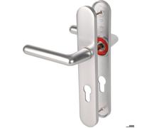 Poignée de porte d'entrée - Cortina - Hoppe Et Cie - Gris argent - Clé I - 195 mm