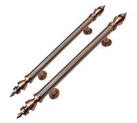 Poignée de porte d'entrée moderne, poignée de porte coulissante, barre de poussée de porte de grange, poignée de porte intérieure et extérieure en acier inoxydable, poignée de porte de 32"/35"/47"/51