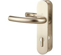 Poignée de porte d'entrée - Tokyo - Hoppe - Beige ivoire - Clé I - 195 mm