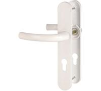 Poignée de porte d'entrée - Tokyo - Hoppe Et Cie - Blanc pur - Clé I - 195 mm