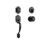 Poignée de Porte d'Entrée Varie de 19,5 à 22,4cm Avec Serrure à Pêne Dormant