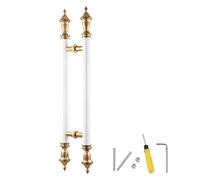 Poignée de porte double face en verre pour douche, maison, bureau et commercial