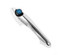 Poignée de porte électrique pour tricycle avec serrure de style prédateur et cylindre en métal multi-dents, fabriquée à partir d'alliage et de plastique ABS pour auvents de véhicule (1 pièce)